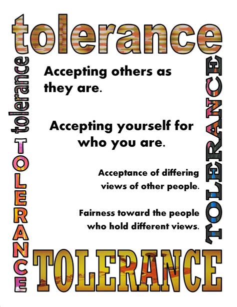 Personal Tolerance